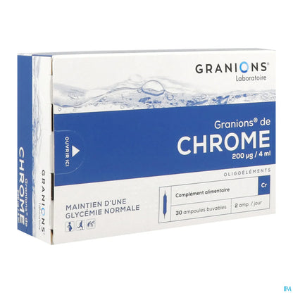 de Chrome 200 µg Boîte de 30 Ampoules