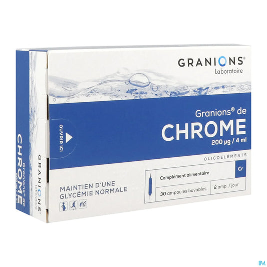 de Chrome 200 µg Boîte de 30 Ampoules