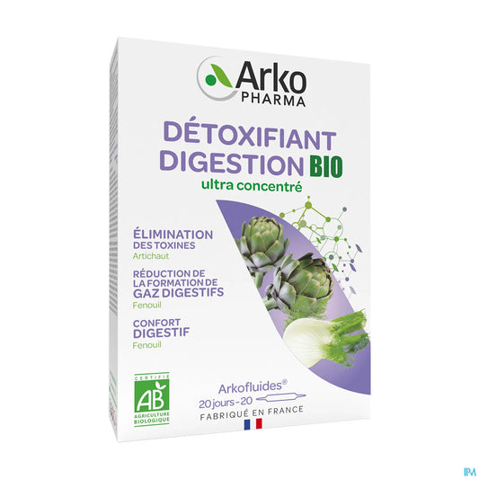 Arkofluides Carciofo Finocchio Biologico 20 Fiale