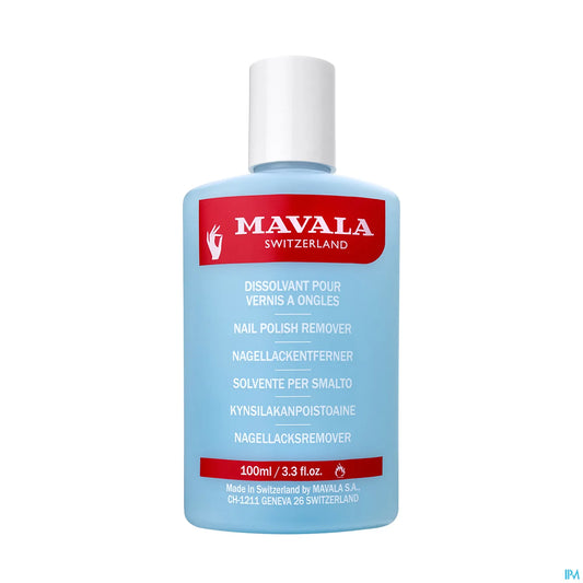 Blue Nail Polish Remover Plastic Bottle 100ML
