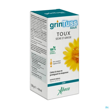 GRINTUSS Adult Dry and Chesty Cough Syrup 128g
