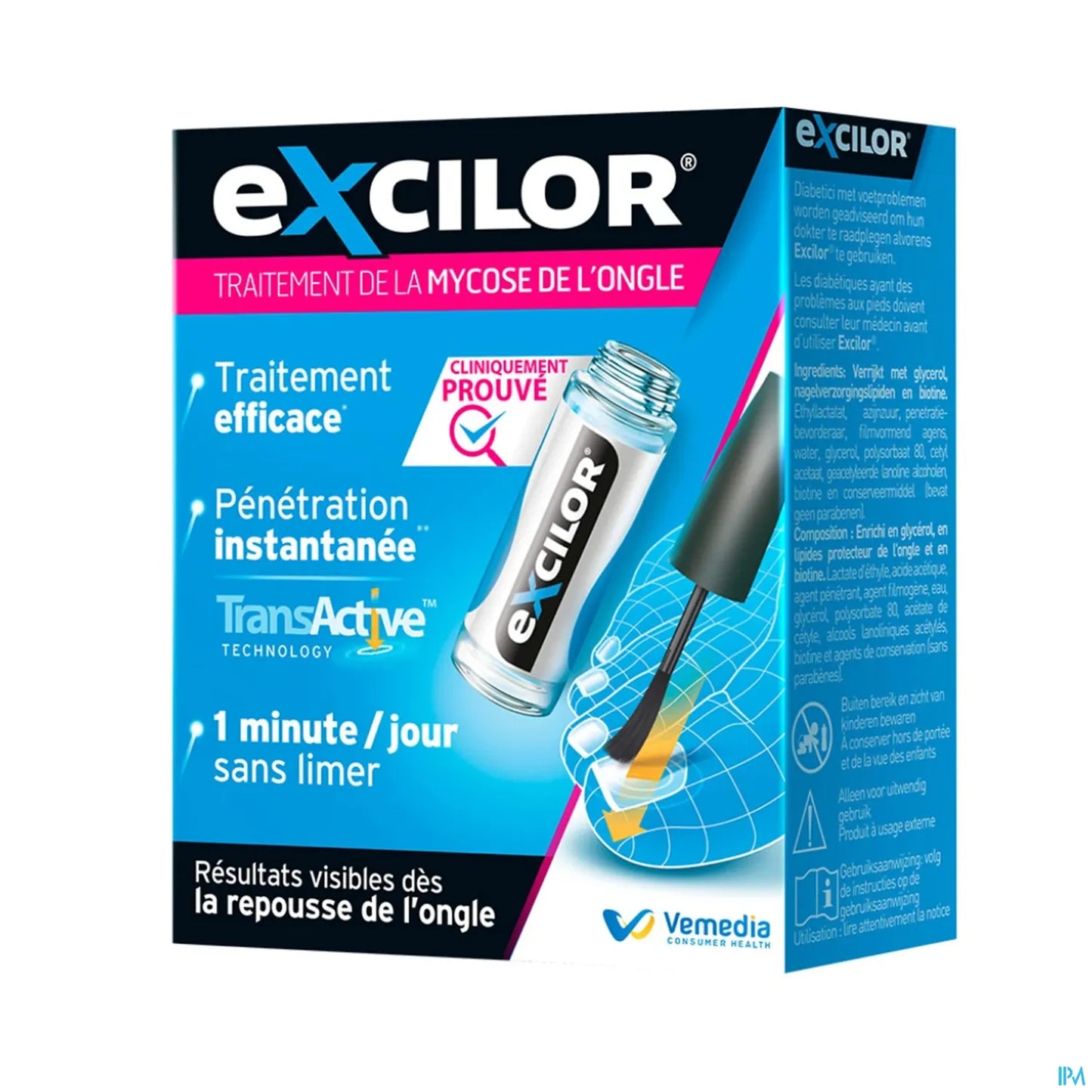 Trattamento Excilor contro i funghi alle unghie 3,3 ml