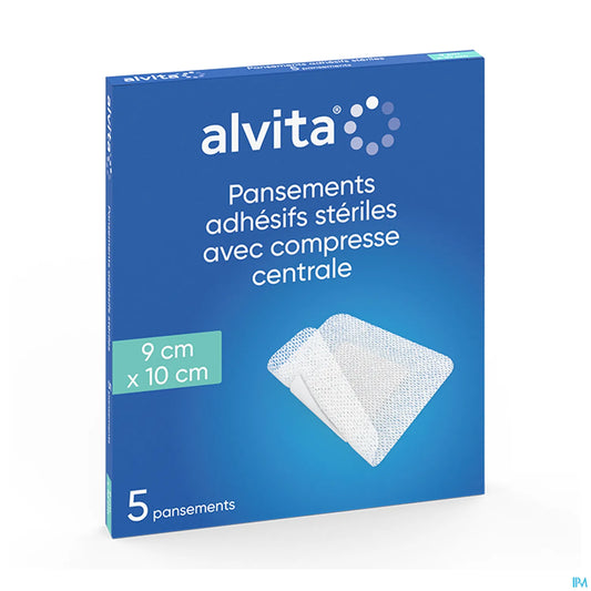 Medicazione adesiva sterile 9x10 cm confezione da 5