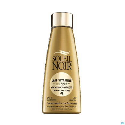 Lait Vitaminé Pailleté Or Sublimateur de Bronzage 150ml