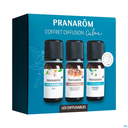 Set di diffusione calmante organica 3 x 10 ml