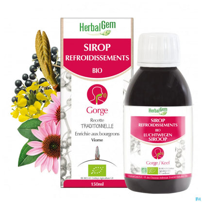 Sciroppo lenitivo biologico per la gola 150 ml