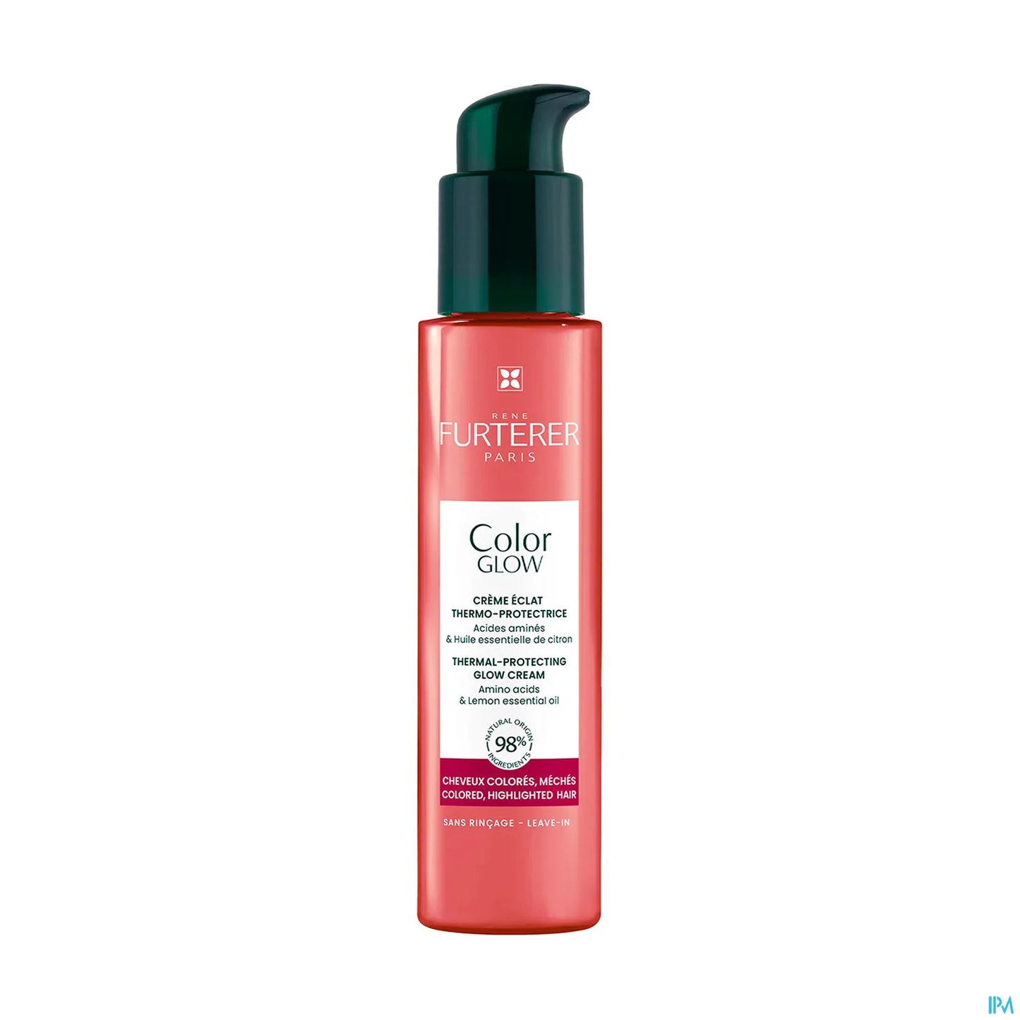 Crema illuminante termoprotettiva Color Glow, flacone con pompa da 100 ml