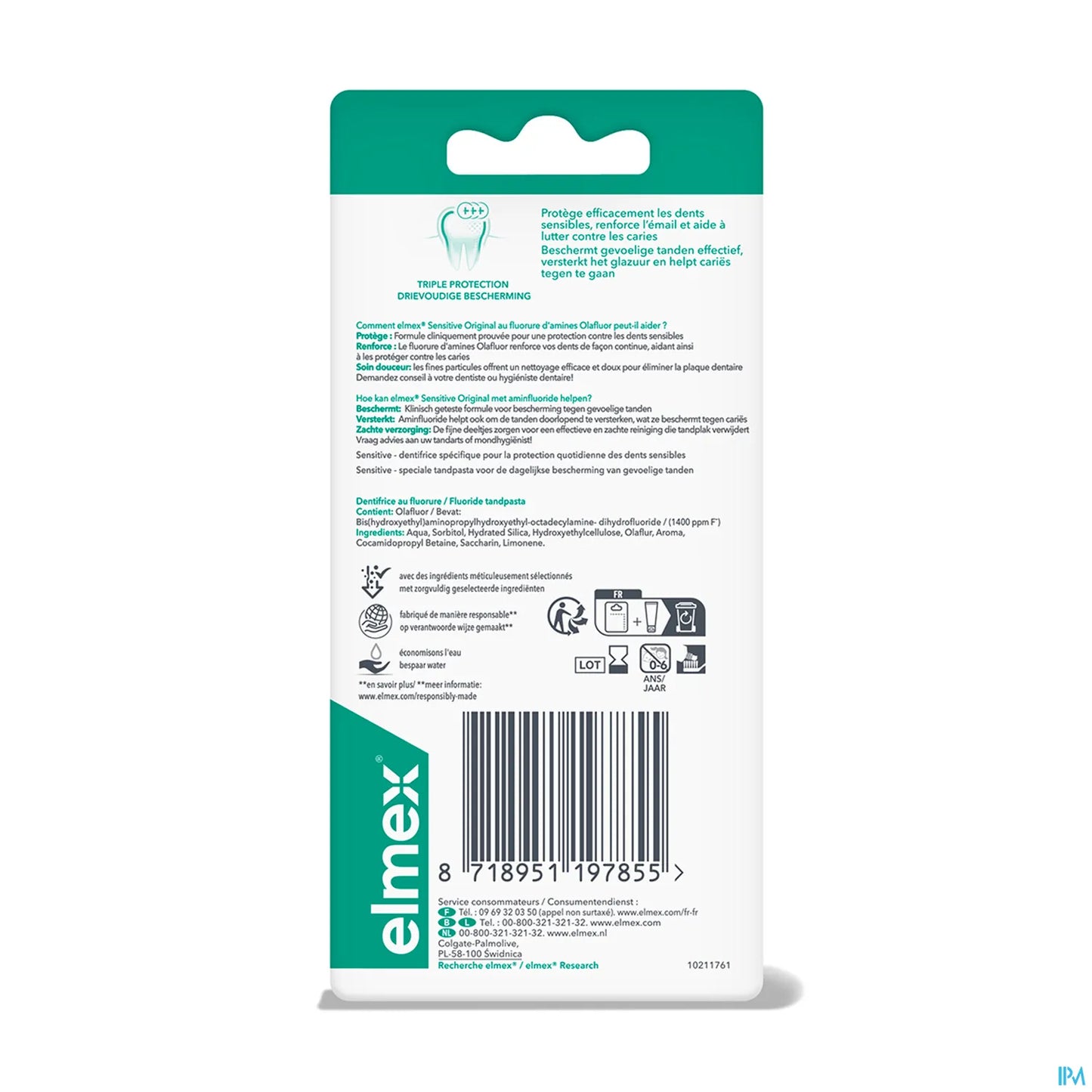 Sensitive Toothpaste Travel Size 2x12ml