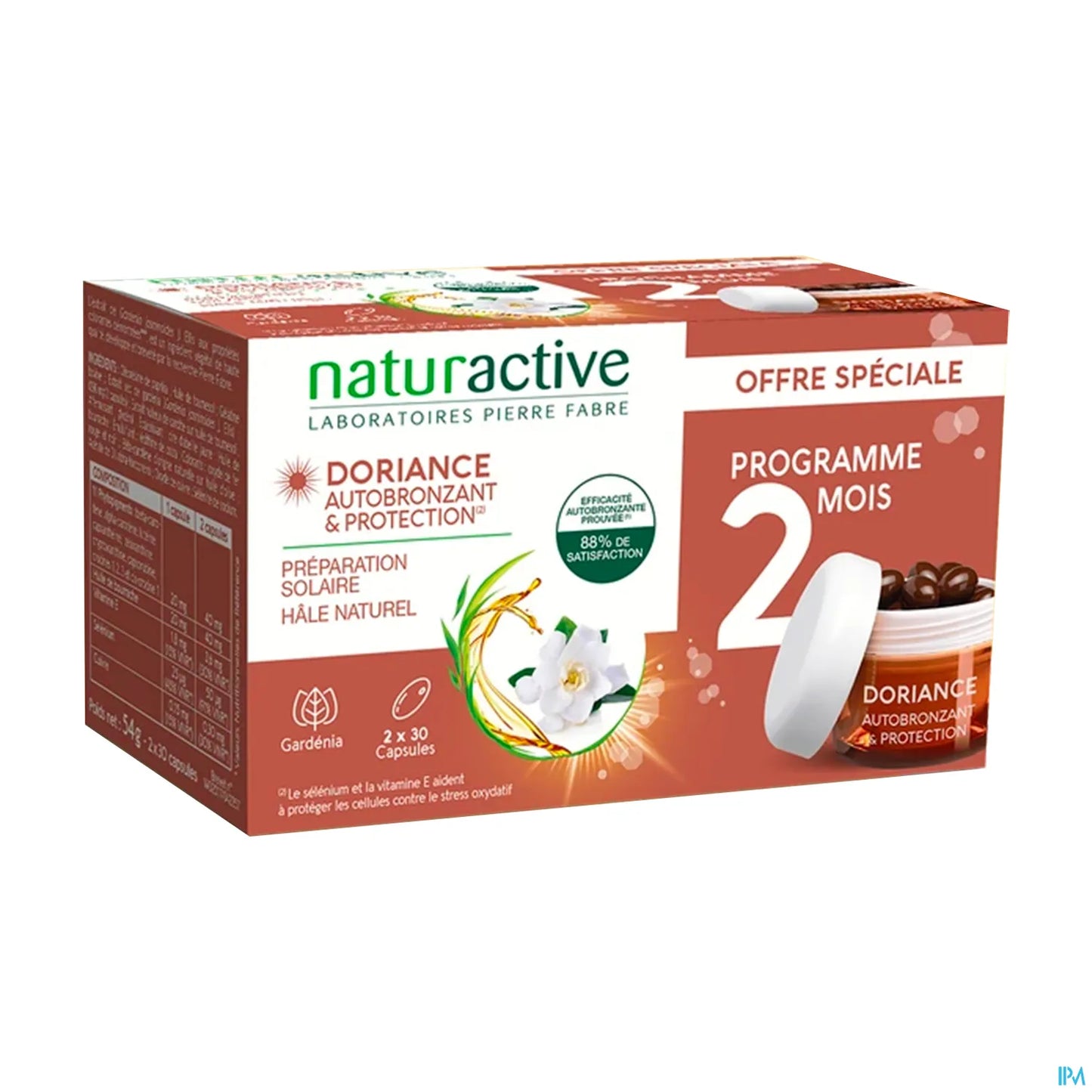 Doriance Autobronzant & Protection Lot de 2 x 30 Capsules + Bracelet