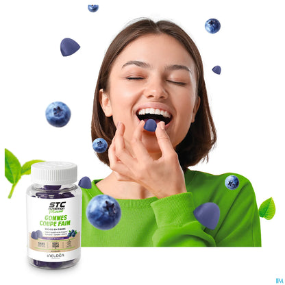 Ineldea STC Nutrition Gommes Coupe Faim Myrtille 60 gommes