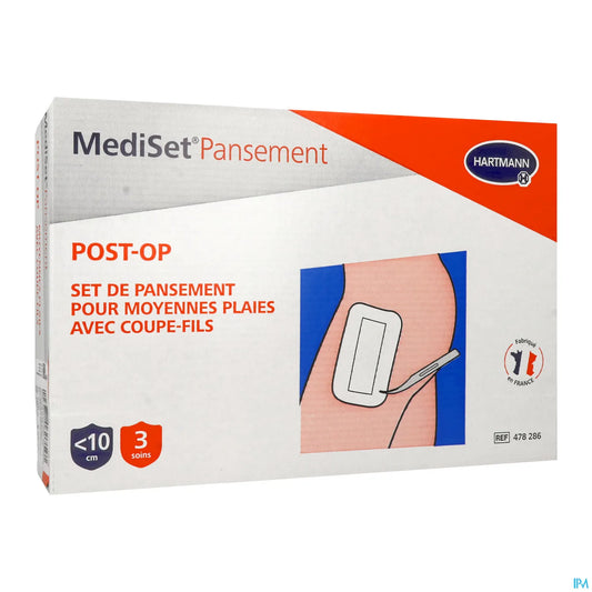 Medicazione postoperatoria Mediset per ferite medie suturate 3