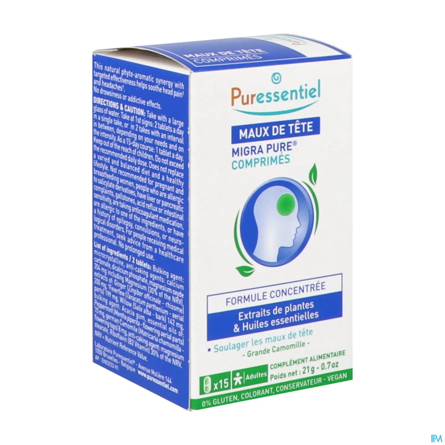 Migra Pure Headache 15 Tablets