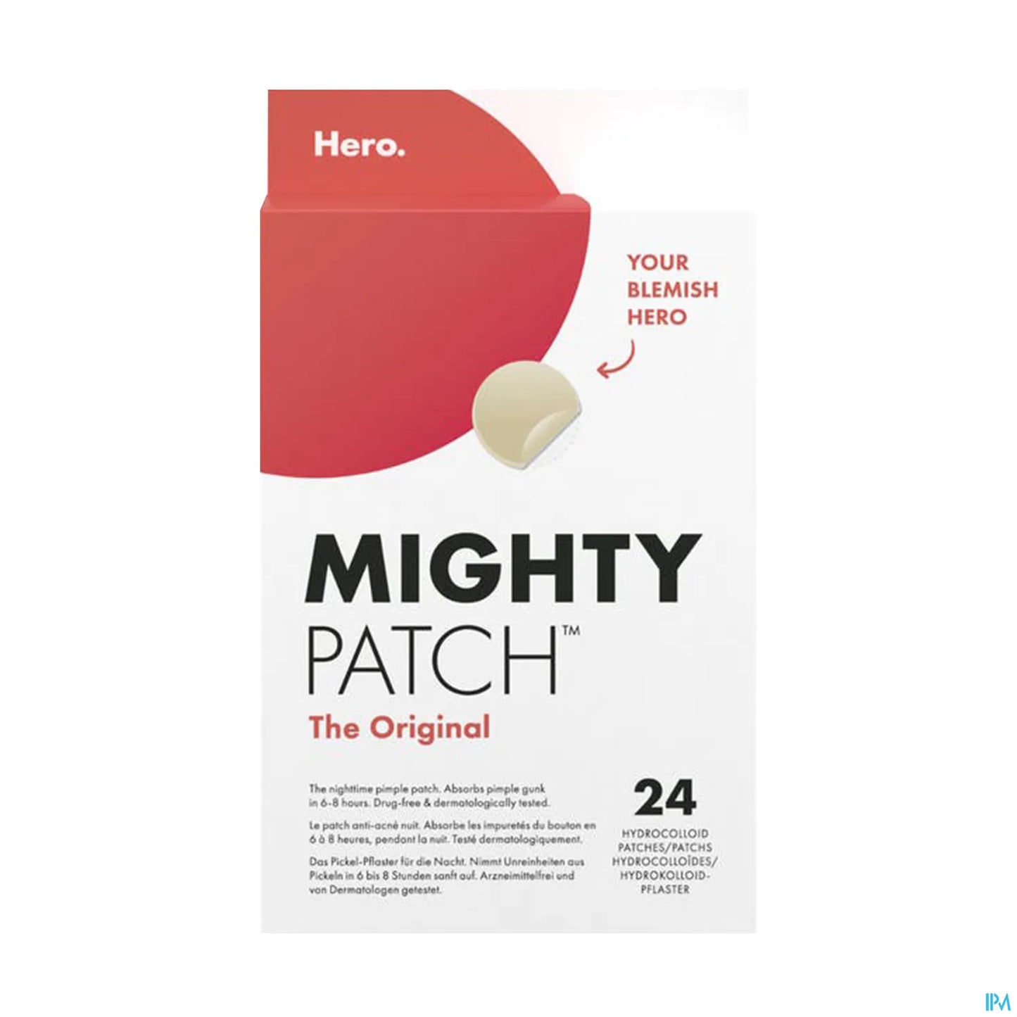 Mighty Patch Original Anti-Acne Night Patches 24 Hydrocolloid Patches