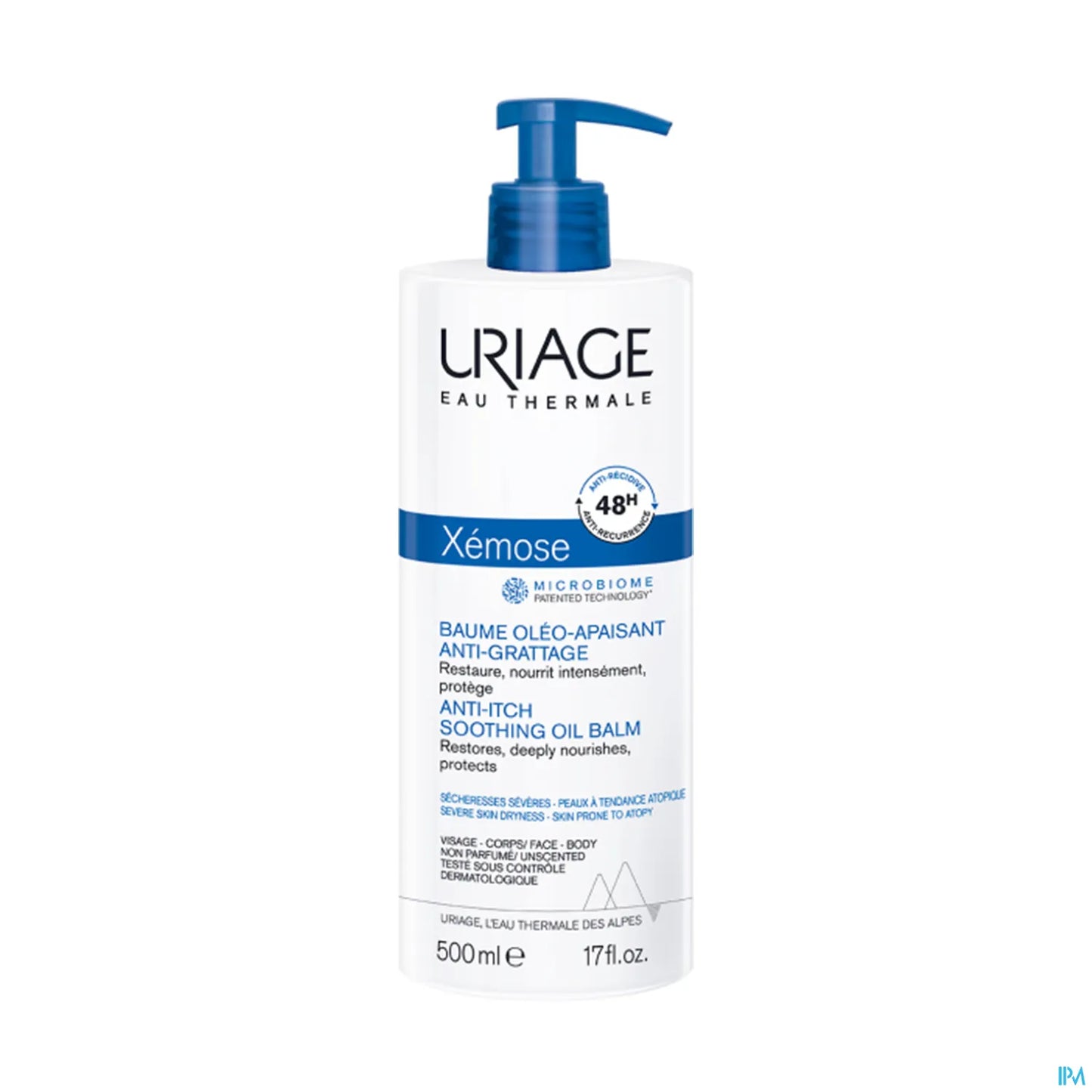 Xémose Baume Oléo-Apaisant Anti-Grattage 500 ml