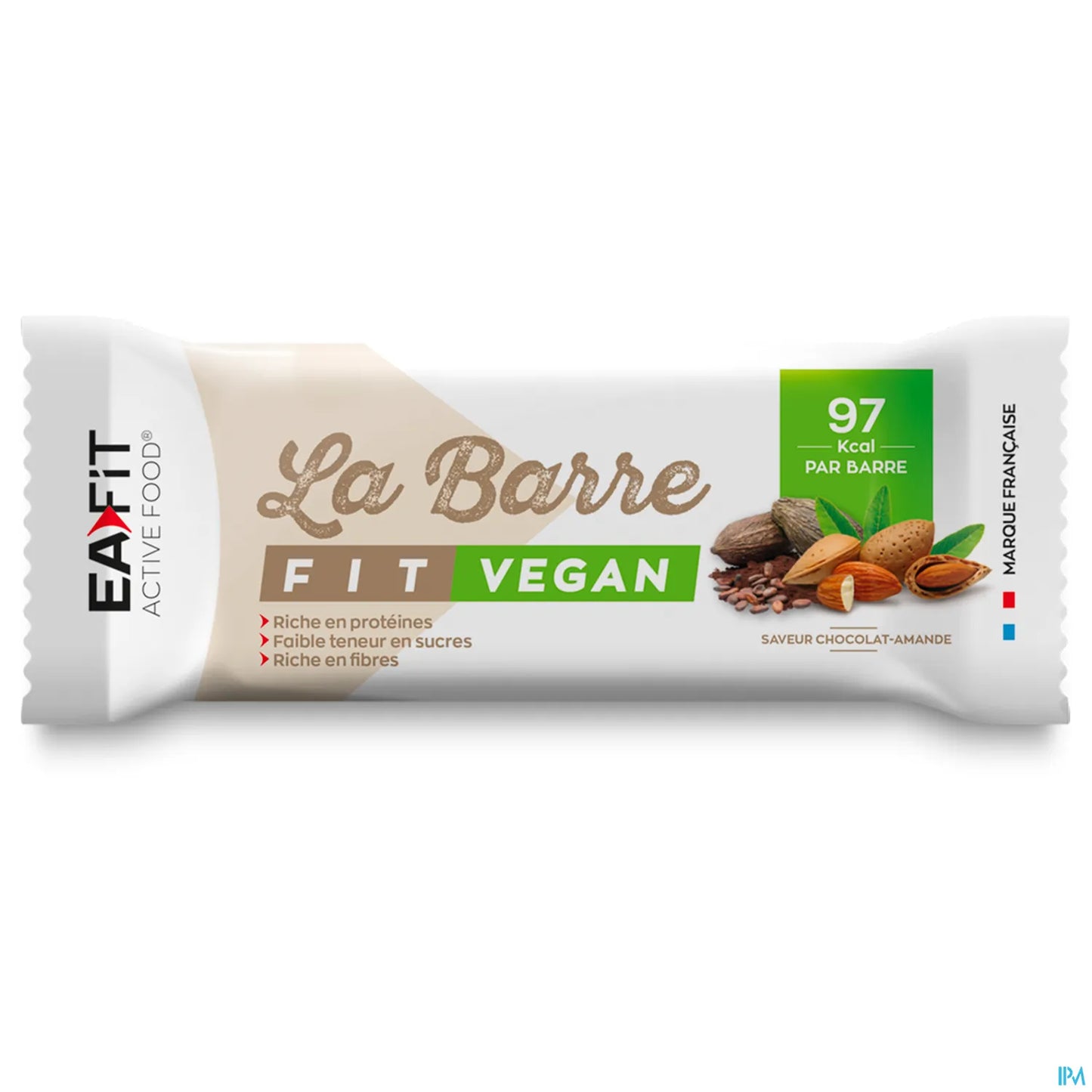 Barre Fit Vegan Chocolat Amande 28g