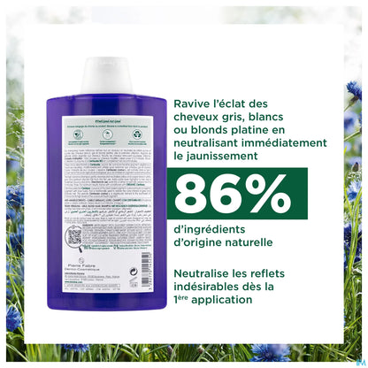 Shampoo antigiallo con centaurea biologica 400 ml