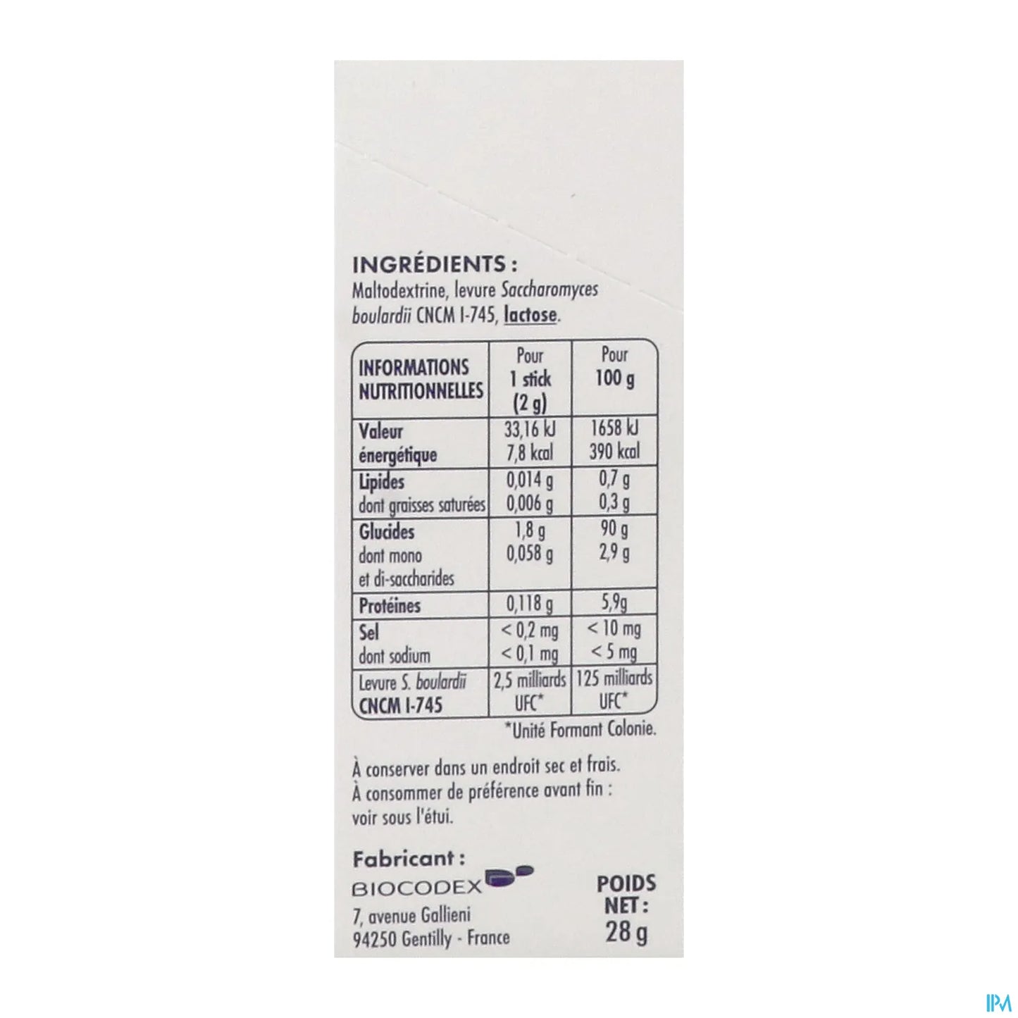 Ultra-Baby Poudre Antidiarrhéique 14 Sticks x 2g