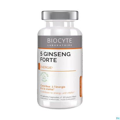 5 capsule di Ginseng Forte x40