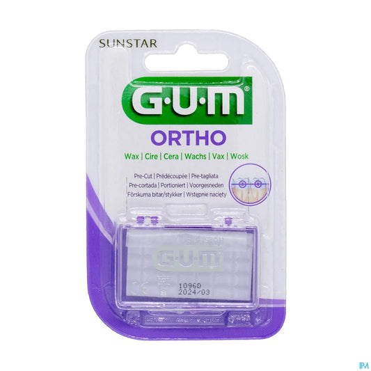 Cera ortodontica traslucida Sunstar GUM Ortho