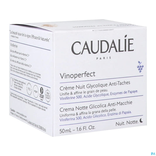 Vinoperfect Crème de Nuit Correctrice Anti-Taches Glycolique 50ml