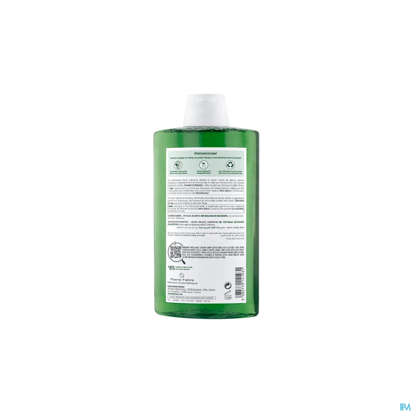 Shampoing à l'Ortie BIO 400ml