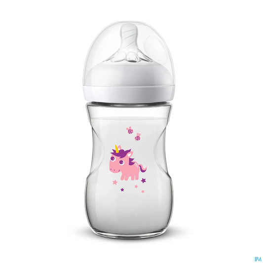 Biberon Natural Décor Licorne 260 ml