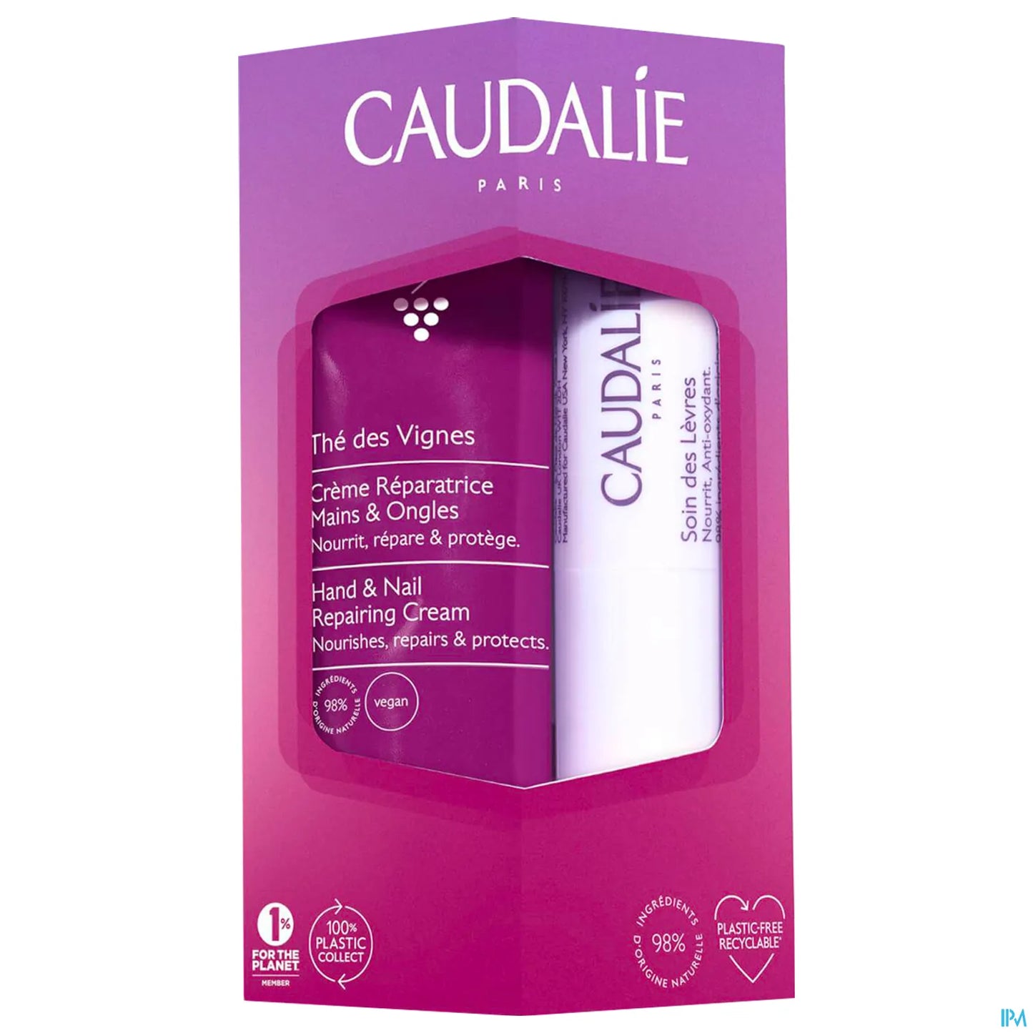Thé Des Vignes Duo Crema Mani e Unghie 30ml + Cura Labbra 4,5g