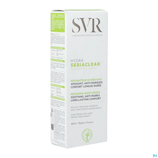 Sebiaclear Hydra Crème Réparatrice Apaisante Anti-Marques 40ml