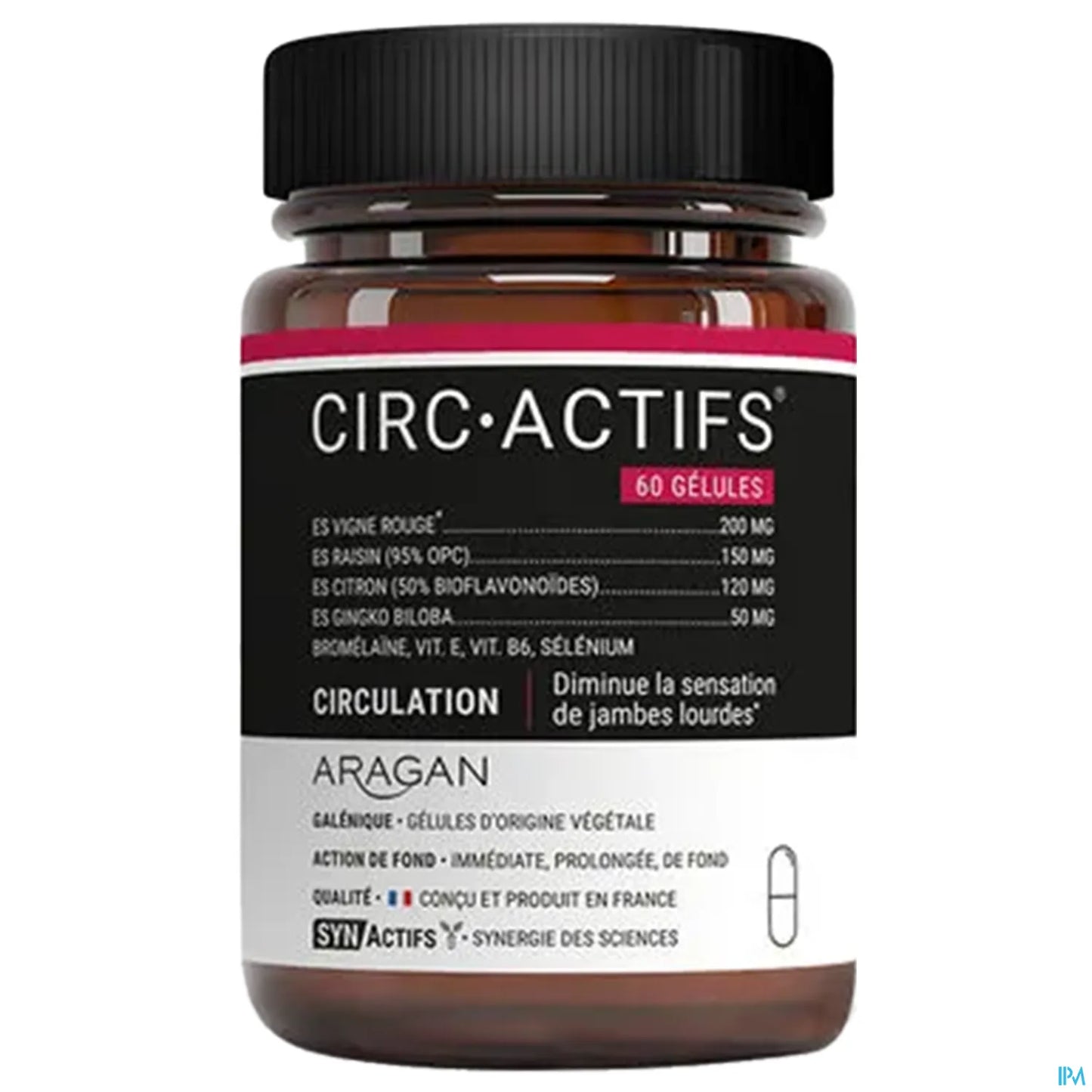 Synactifs Circ-Actifs 60 Capsules Light Legs