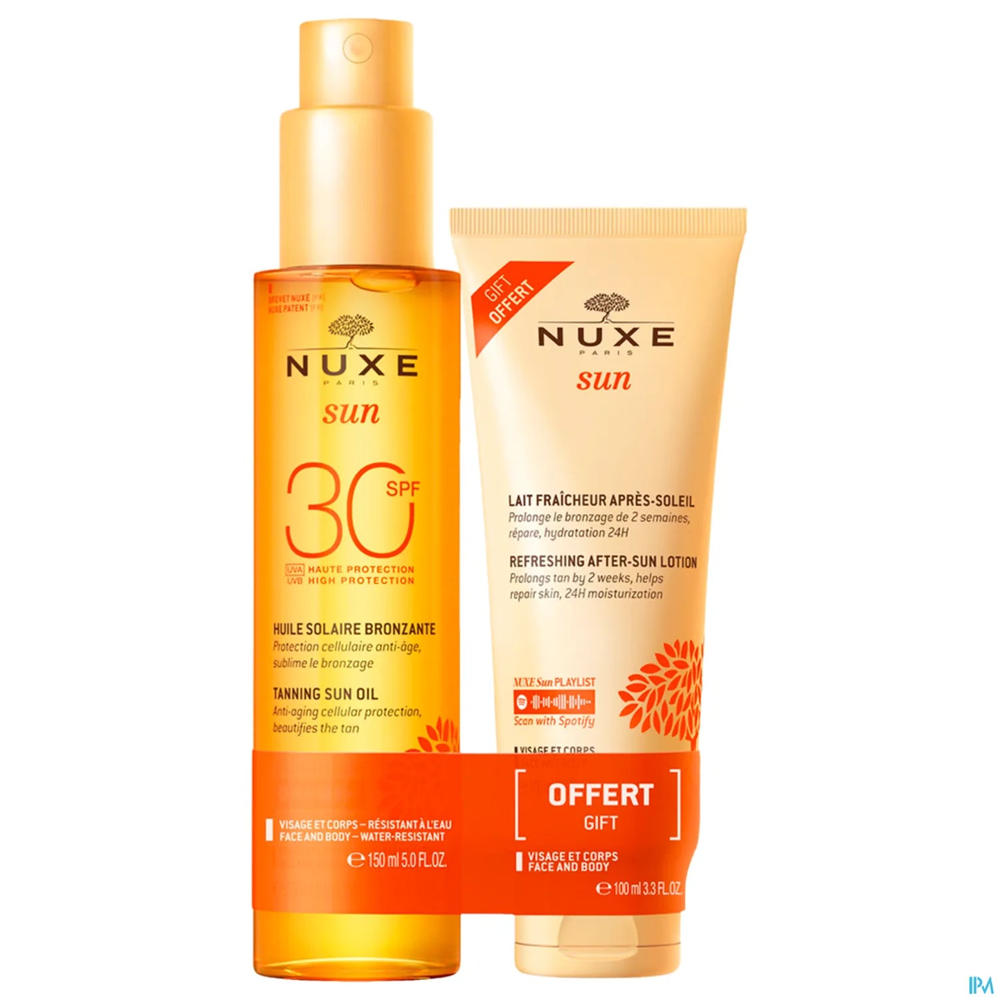 Olio abbronzante SPF 30 150 ml + Latte doposole 100 ml