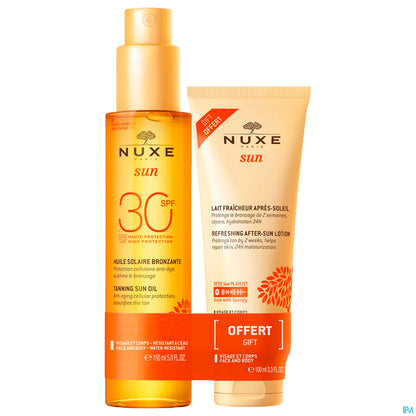 Olio abbronzante SPF 30 150 ml + Latte doposole 100 ml