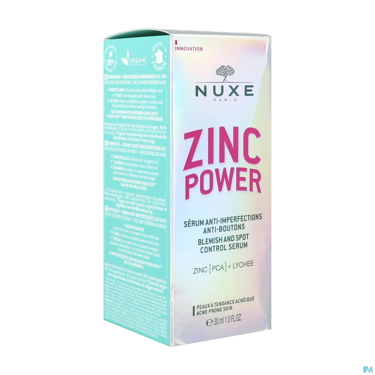 Siero anti-imperfezioni Zinc Power Flacone con pipetta da 30 ml