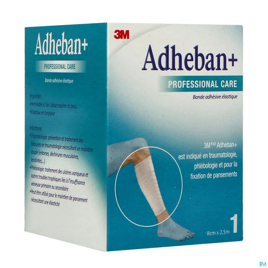Benda elastica adesiva Adheban Plus 8 cm x 2,5 m