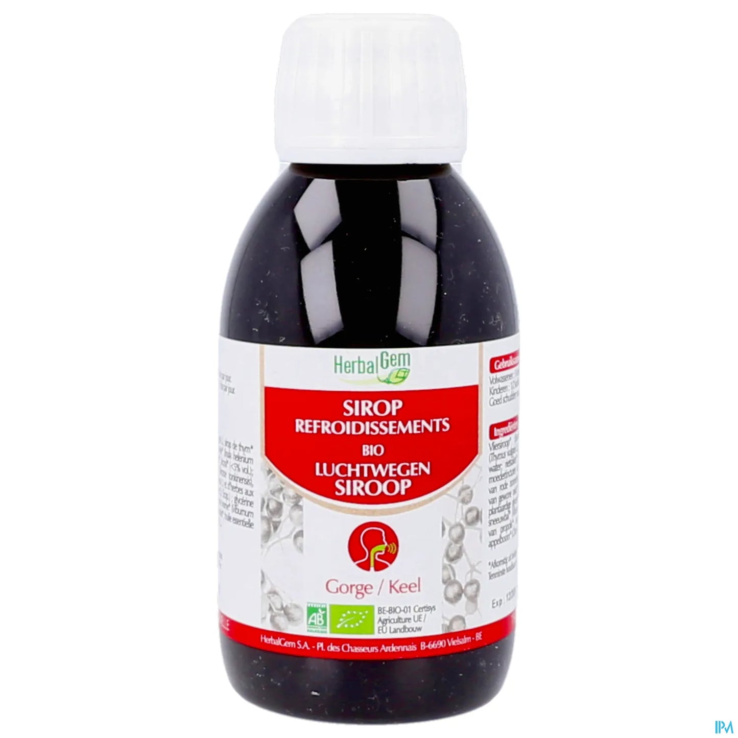 Sciroppo lenitivo biologico per la gola 150 ml