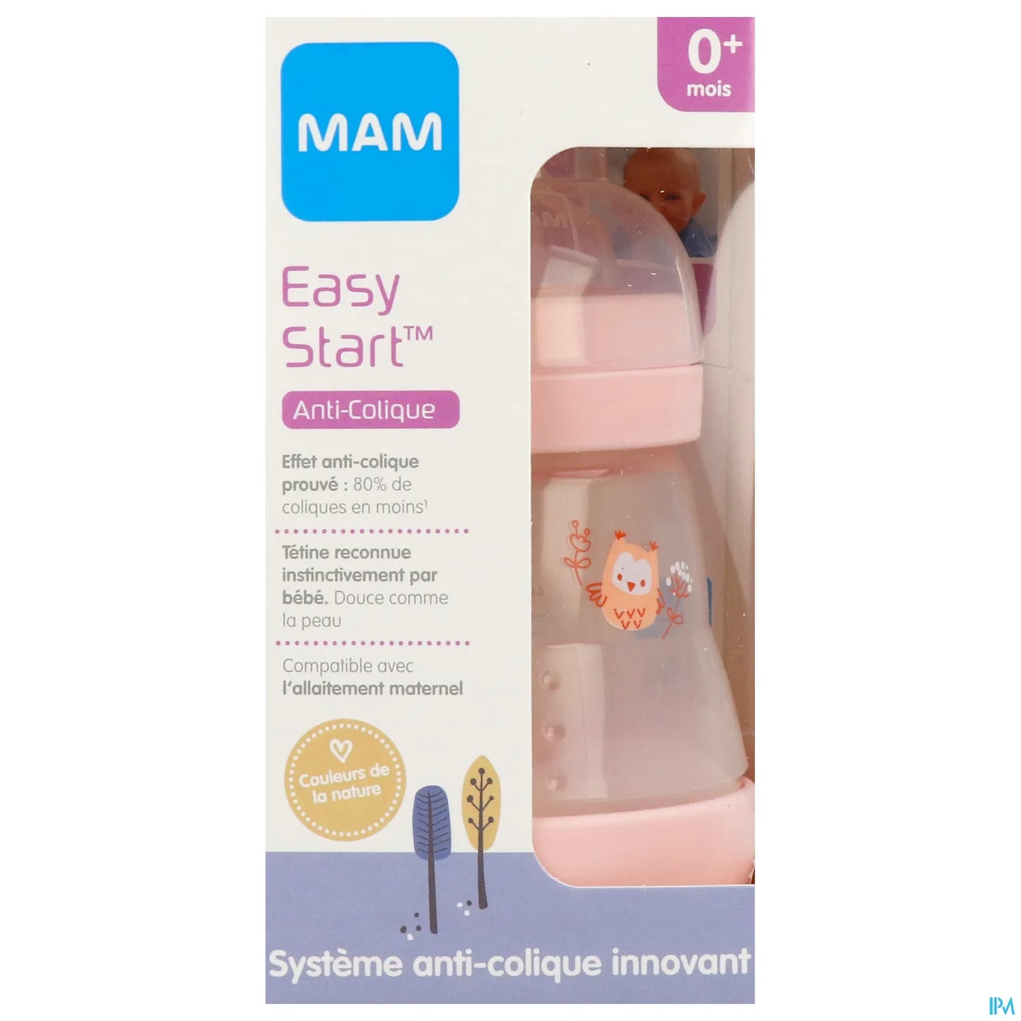 Biberon Easy Start Anti Colique 160ml Blush