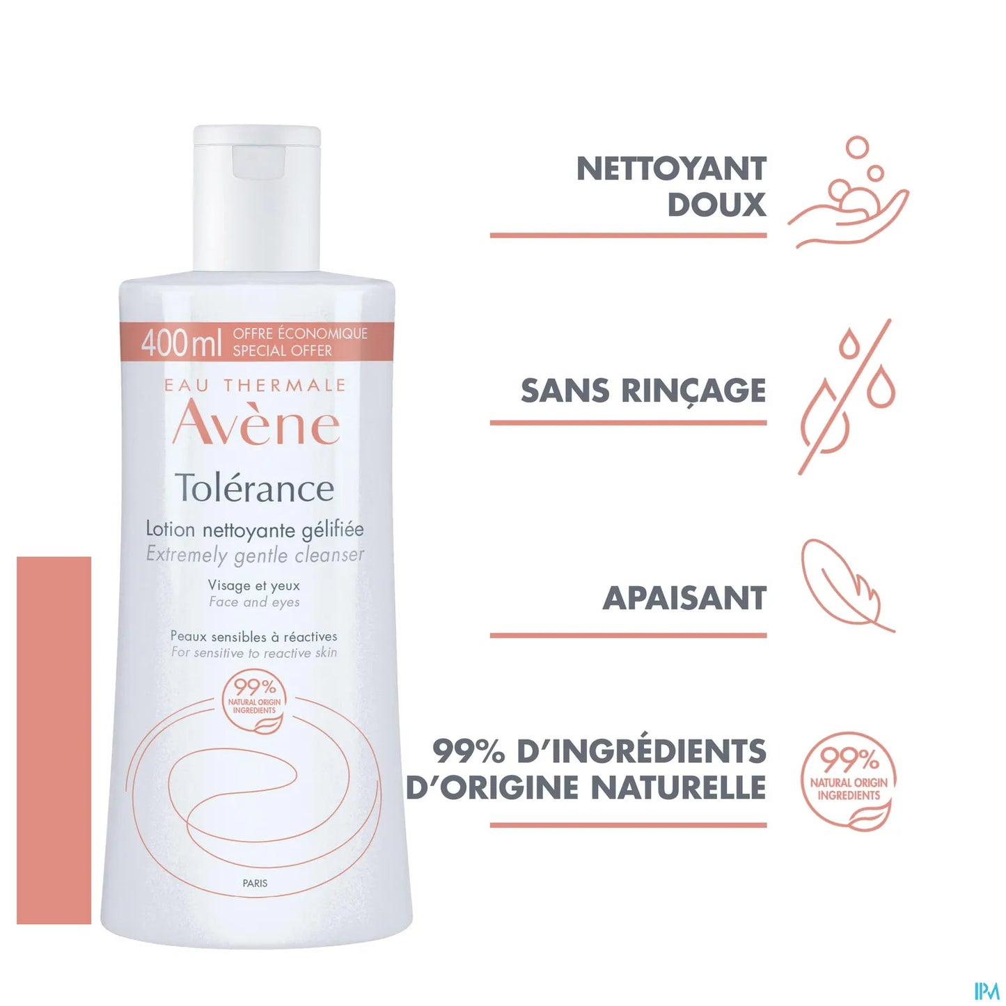 Lozione detergente in gel Tolerance 400 ml