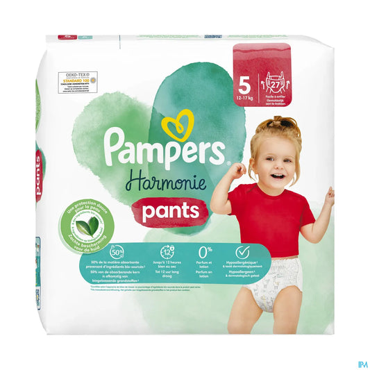 Harmonie Pants Diapers Size 5 12kg-17kg Pack of 27