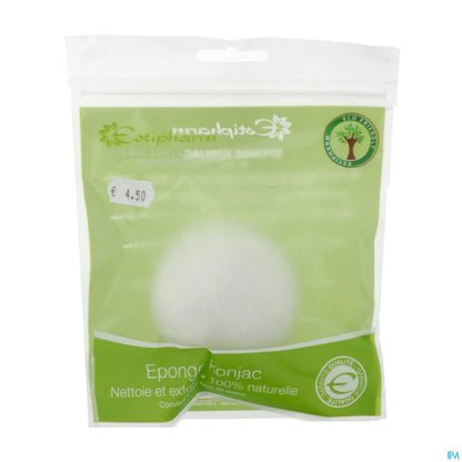 Éponge Konjac 100% Naturelle 1 Unité