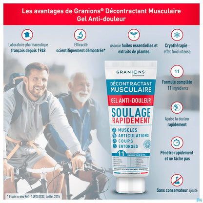 Muscle Relaxant Pain Relief Gel 100ml Tube