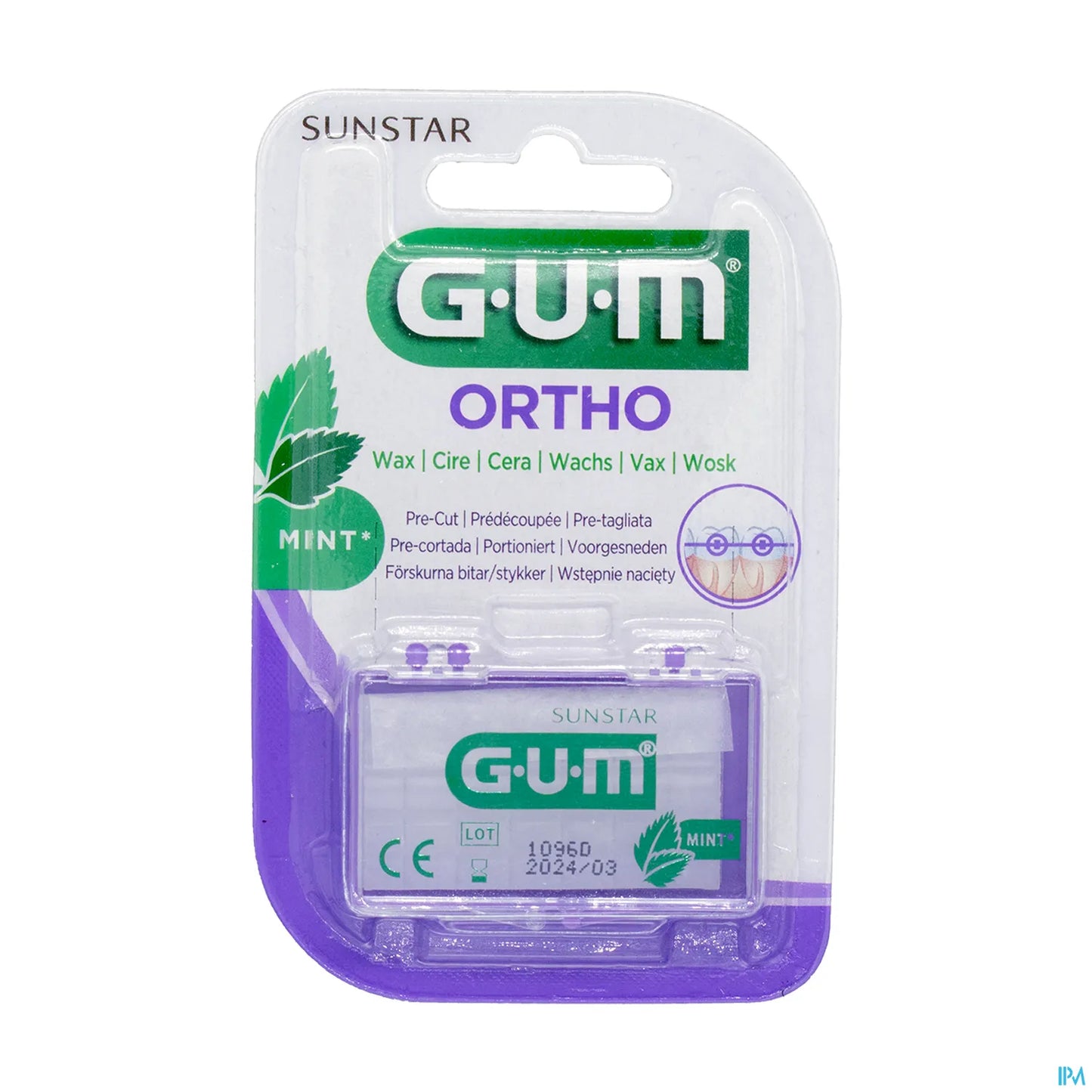 Ortho Cire Orthodontique Menthe Boîte