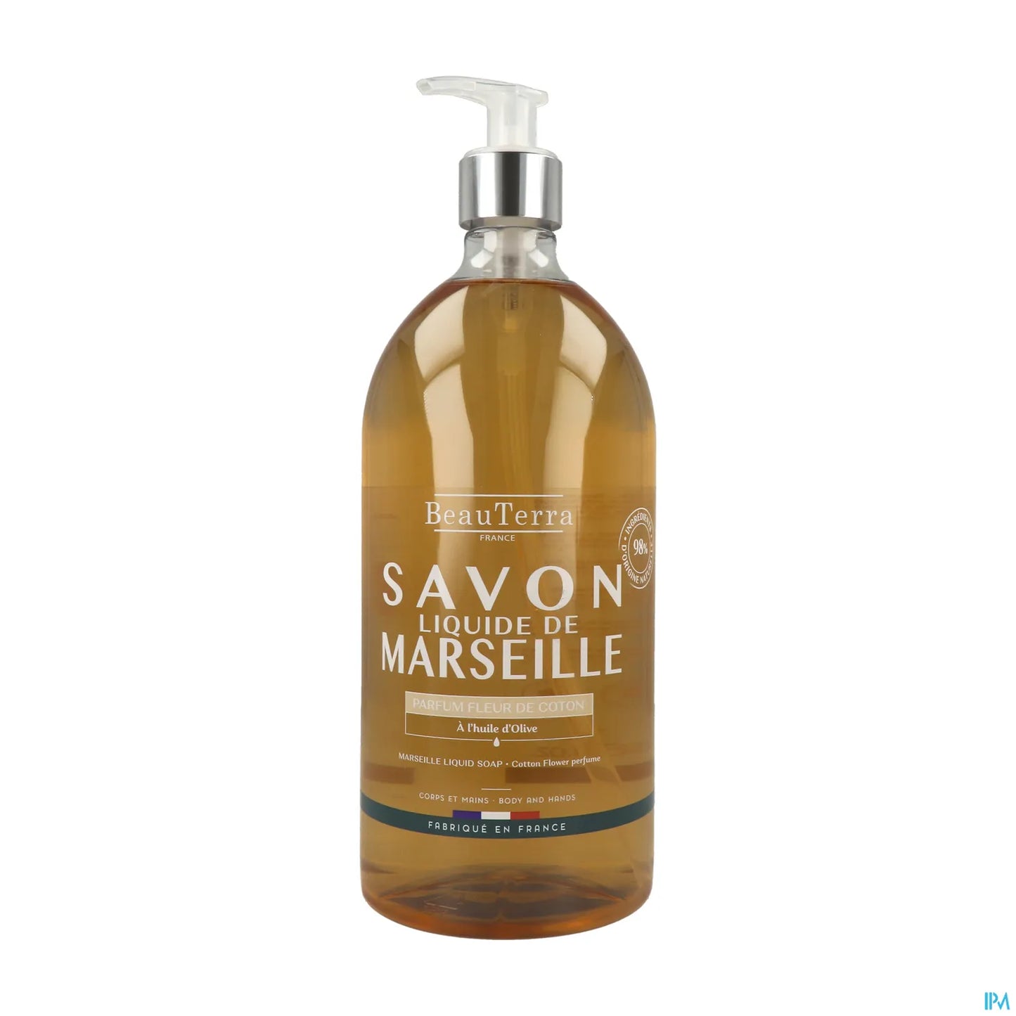 Marseille Liquid Soap Cotton Flower 1L