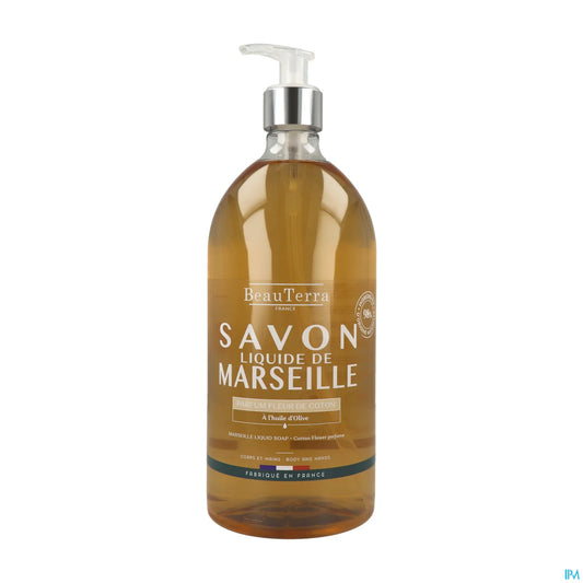 Savon Liquide Marseille Fleur de Coton 1L
