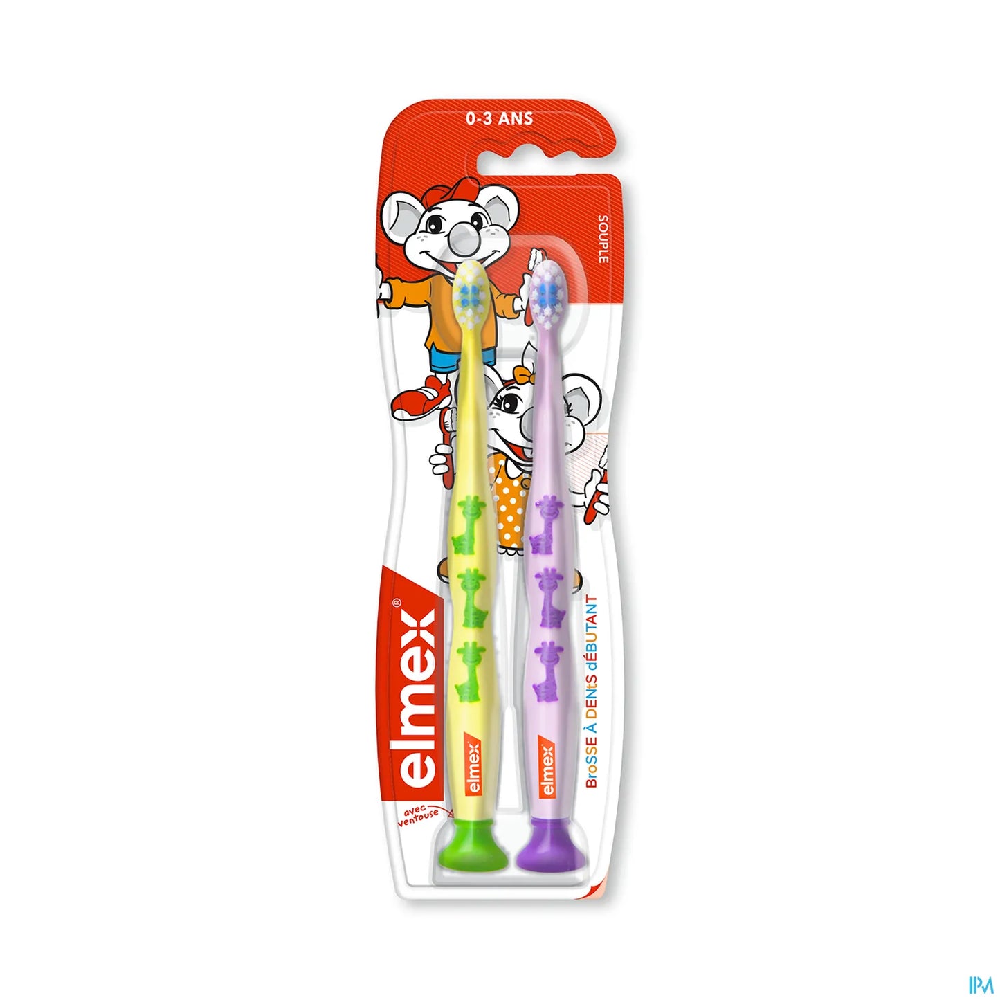 Beginner Toothbrush 0-3 Years Pack of 2
