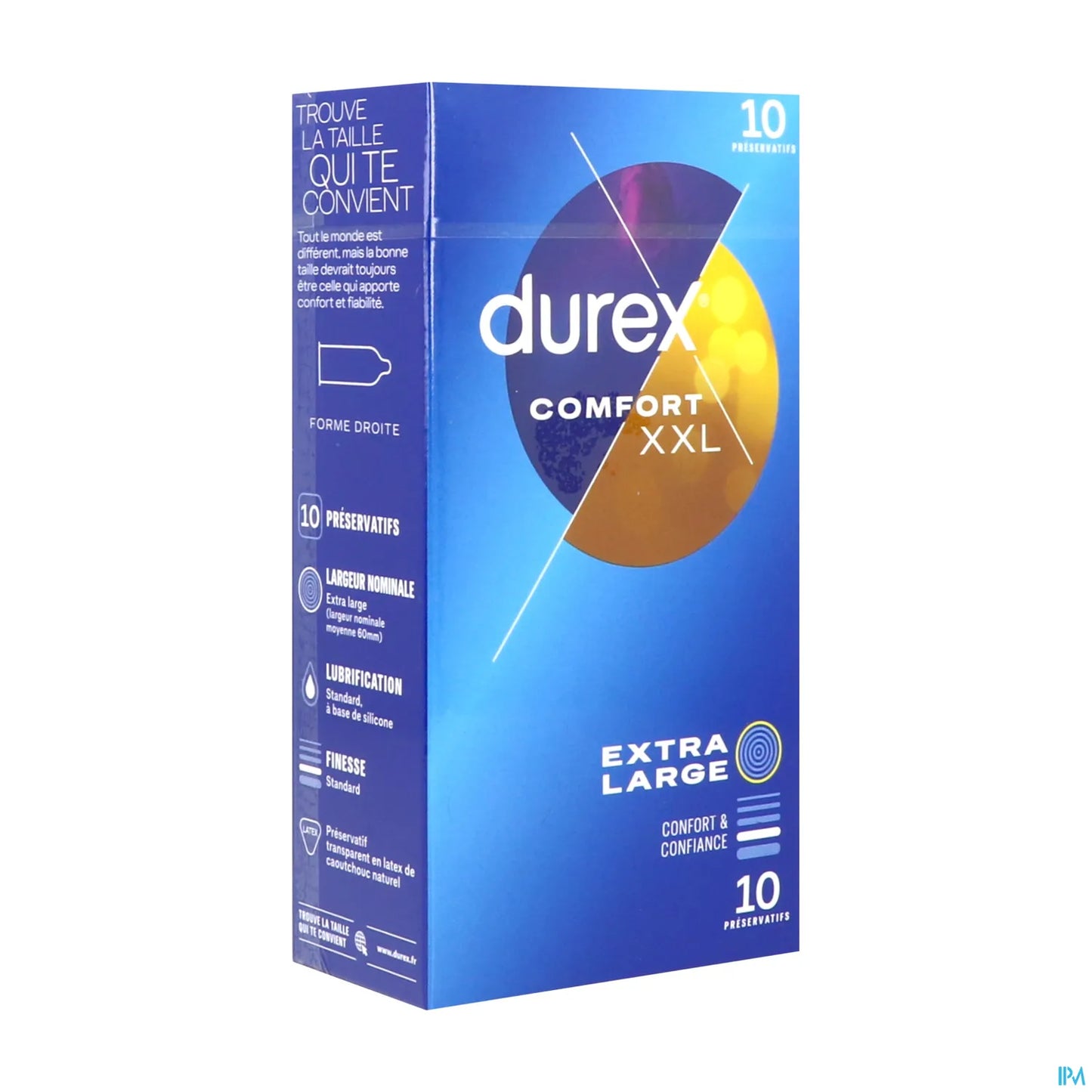 Préservatif Comfort Xxl Boîte de 10 60 mm