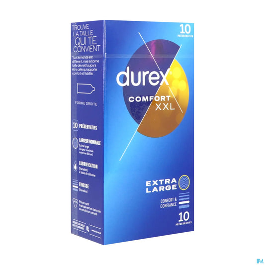 Préservatif Comfort Xxl Boîte de 10 60 mm