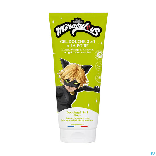 Miraculous 3 in 1 Pear Shower Gel 200ml