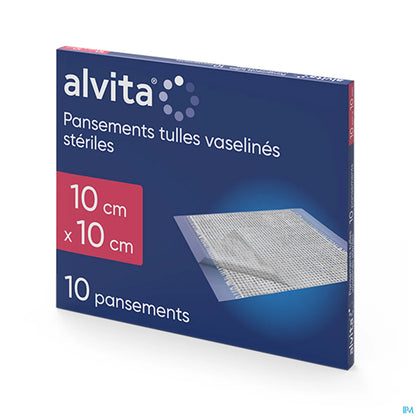 Sterile Vaseline Tulle Dressing 10x10 cm x10