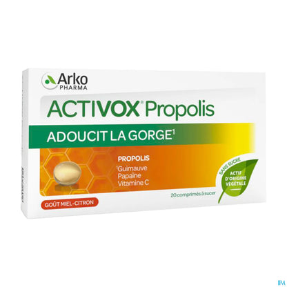 Activox Propolis 20 Lozenges Honey Lemon