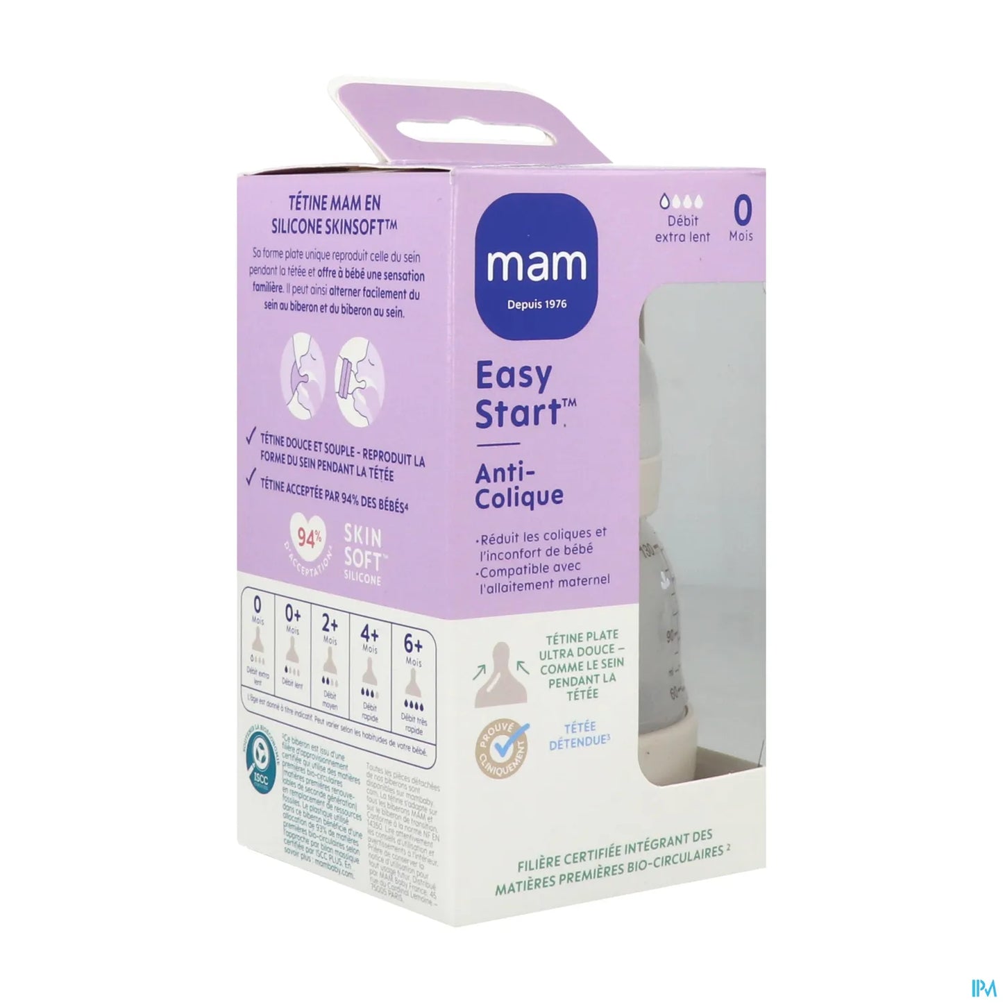 Biberon Easy Start Anti-Colic 130 ml Flusso 0 Mesi 0 Sabbia