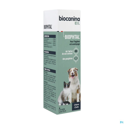 Biophtal Eye Hygiene and Cleaning 125ML Bottle